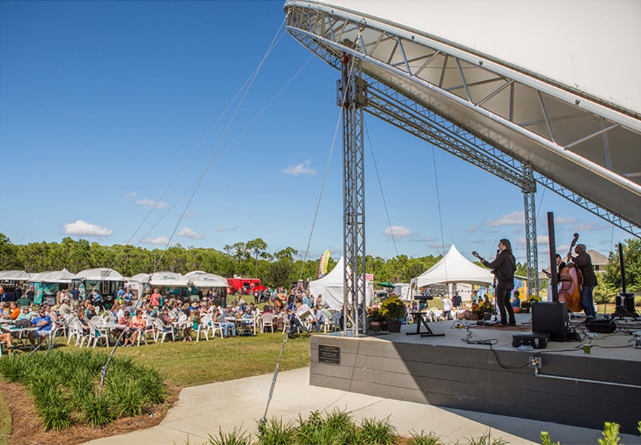 stage for entertainment in destin florida