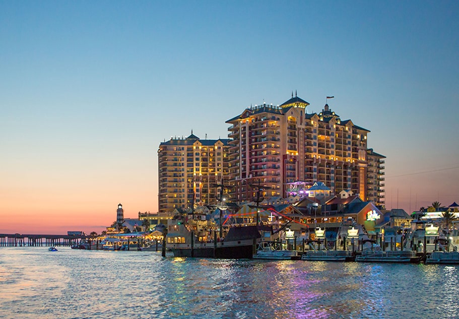 destin harborwalk village near legendary