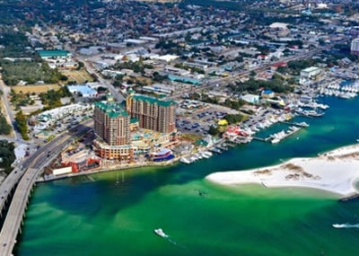 Harbor Walk Village aerial