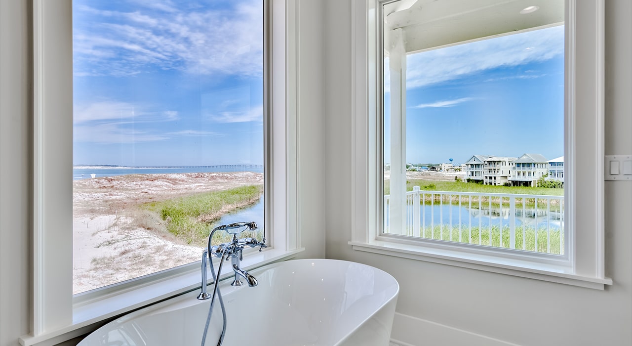 Waterfront view of Destin, Florida from Regatta Bay Bathroom