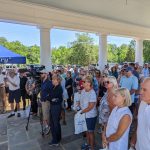 Crowd gathered at Gulf Shores Groundbreaking