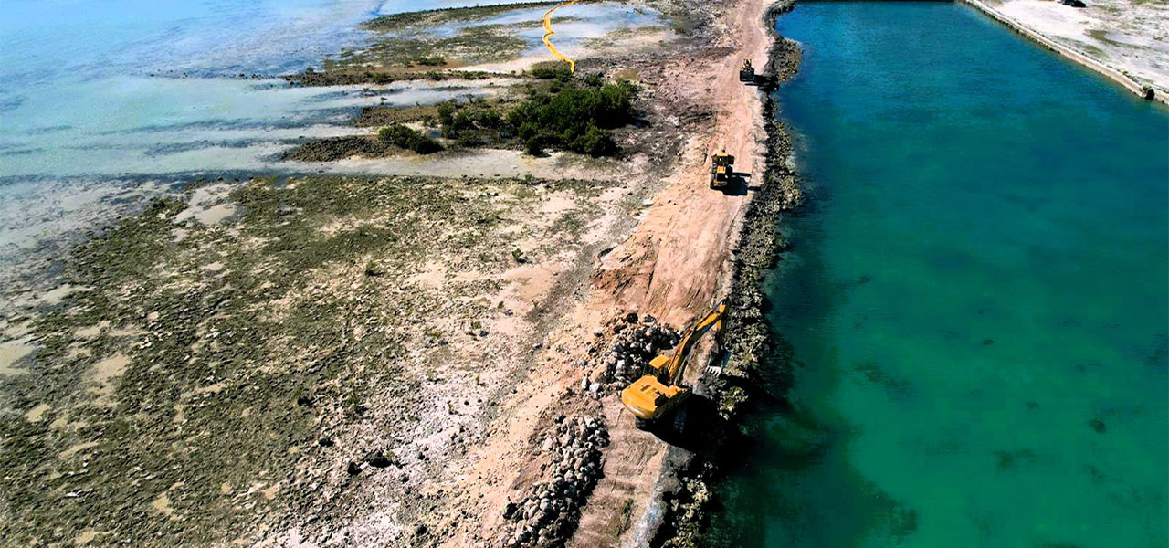 Dredging Ariel View