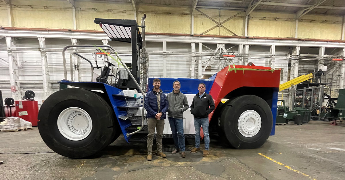 Legendary Team With Their New Forklift