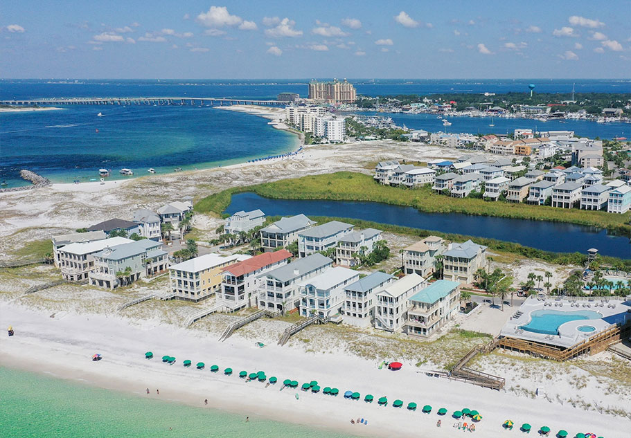 Legendary Destin Pointe Aerial