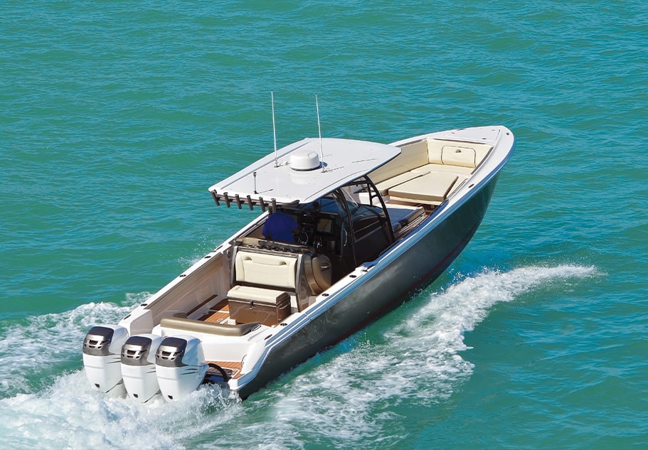 LEGENDARY MARINA DESTIN boat in water