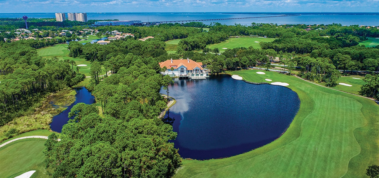 Regatta Bay Golf & Yacht Club aerial