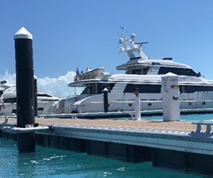 Marina technologies at blue water cay