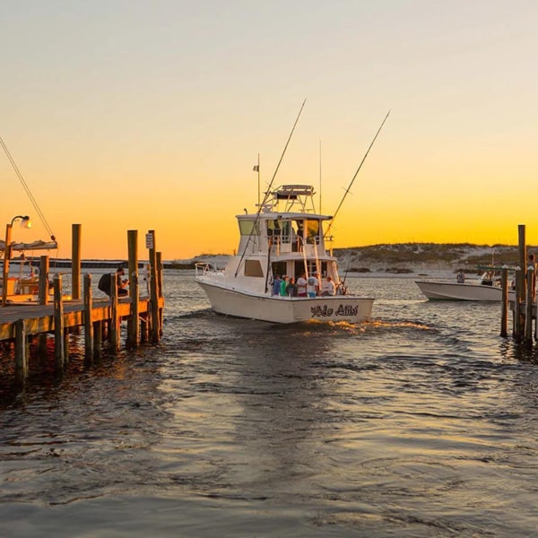 Boat on Emerald Coast, FL