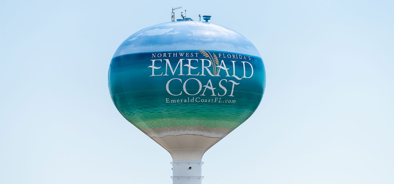 Emerald Coast watertower