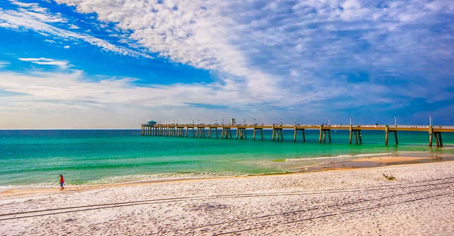 Destin Beach and Pier 