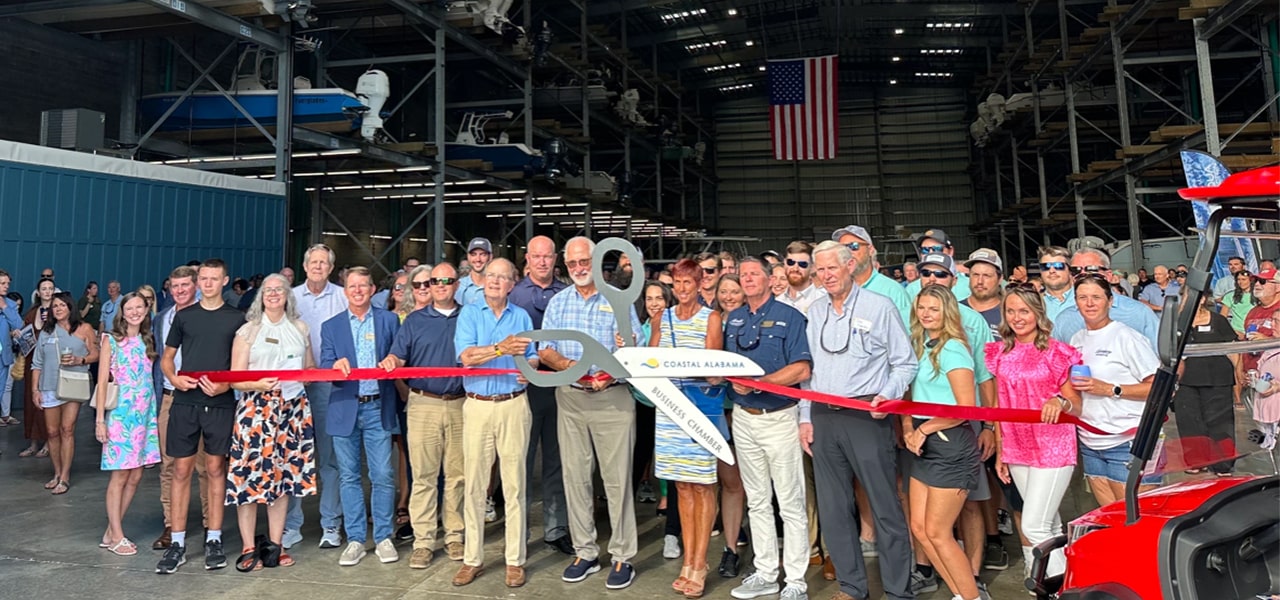 ribbon cutting Legendary Marina & Yacht Club grand opening