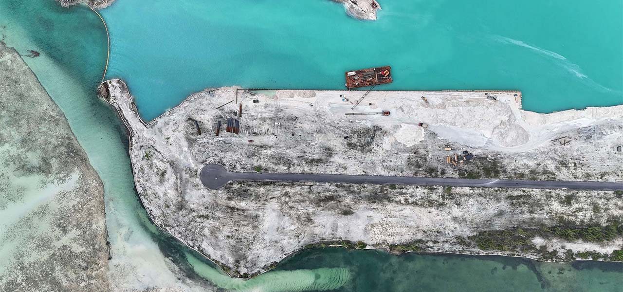 Legendary Blue Water Cay September 2024 Construction