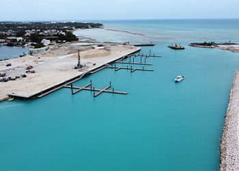 First Vessel Enters Legendary Marina Resort at Blue Water Cay, Marking a Major Milestone Toward Opening