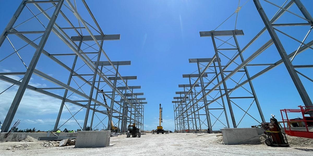 Blue Water Cay Marina Ground Progress