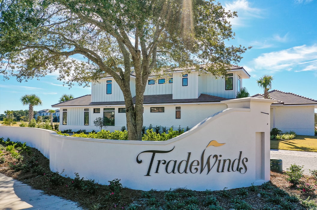 TradeWinds in Regatta Bay Sign