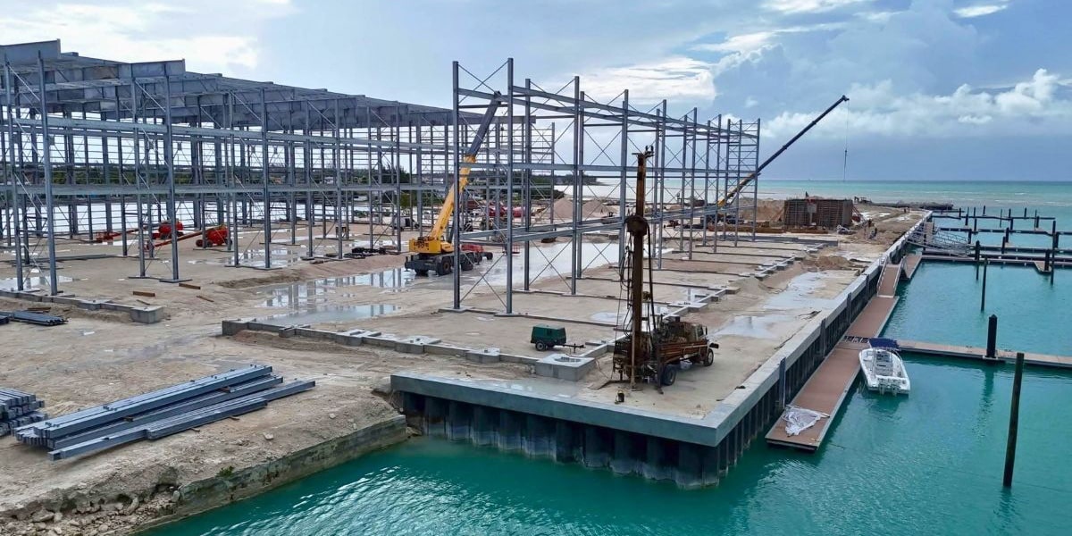Blue Water Cay Marina Construction Dock