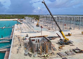 Key Milestones Reached in Ongoing Construction of Blue Water Cay Marina