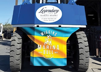 World’s Largest Marina Forklift is En Route to The Bahamas